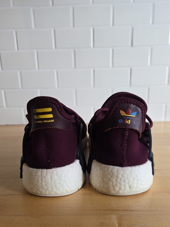 Adidas NMD R1 Pharrell Hu Burgandy/Maroon Size 8 main image 5
